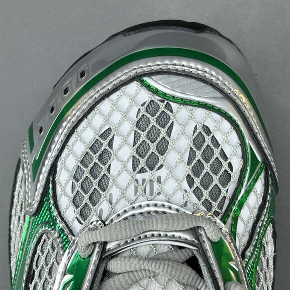 Bottega Veneta Orbit Sneaker lace-up Silver&Green